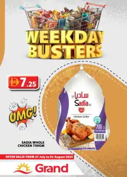 Grand Hyper Market SADIA Frozen Whole Chicken offer