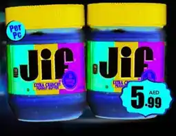 Amber Jif Extra Crunchy Peanut Butter offer