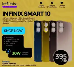 Amber Infinix smart 10 offer