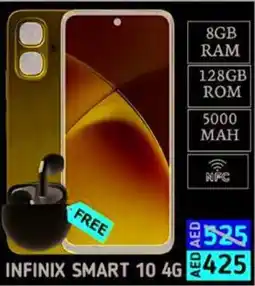 Amber Infinix Smart 10 4G offer