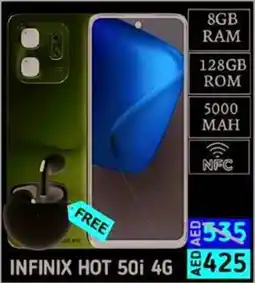 Amber Infinix Hot 50i 4G offer