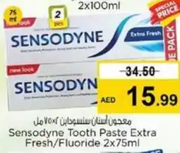 Nesto Sensodyne Tooth Paste Extra Fresh/Fluoride offer