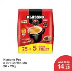 Choithrams Klassno Pro 3 in 1 Coffee Mix offer