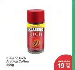 Choithrams Klassno Rich Arabica Coffee offer
