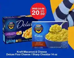 Choithrams Kraft Macaroni & Cheese Deluxe Four Cheese Sharp Cheddar offer
