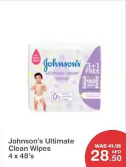 Choithrams Johnson's ultimate clean wipes offer