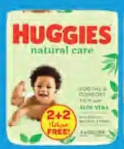 Choithrams Huggies baby wipes aloe 56's offer
