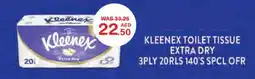 Choithrams Kleenex toilet tissue extra dry offer