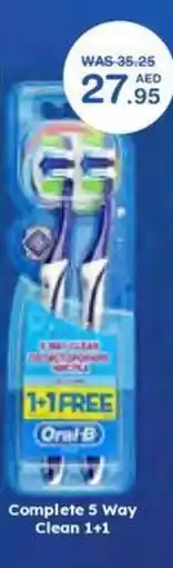 Choithrams Complete 5 Way Clean 1+1 offer