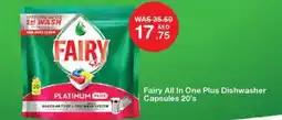 Choithrams Fairy All In One Plus Dishwasher Capsules 20's offer