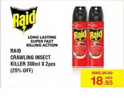 Choithrams Raid crawling insect killer offer