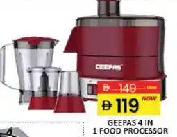 Mango Hypermarket LLC GEEPAS Food Processor offer