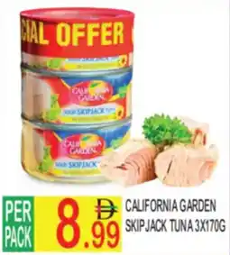 Dream Land Center California garden skip jack tuna offer