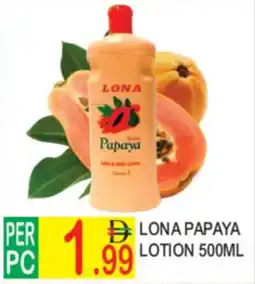 Dream Land Center Lona papaya lotion offer