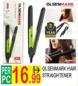 Dream Land Center Olsenmark hair straightener offer