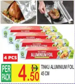Dream Land Center Tinku aluminium foil offer