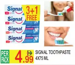 Dream Land Center Signal toothpaste offer