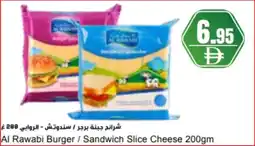 Almaya supermarket Al Rawabi Burger / Sandwich Slice Cheese offer