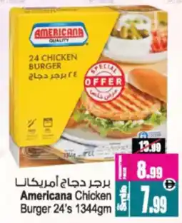 Ansar Mall Americana Chicken Burger offer