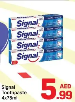 Day To Day Signal Toothpaste offer