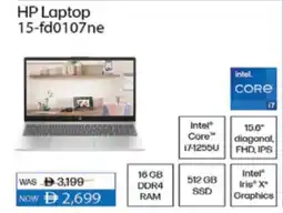 Lulu Hypermarket HP Laptop 15-FD0107NE offer