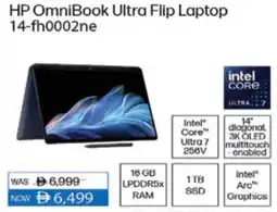 Lulu Hypermarket HP OmniBook Ultra Flip Laptop 14-FH0002NE offer