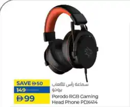 Lulu Hypermarket Porodo RGB Gaming Head Phone PDX414 offer