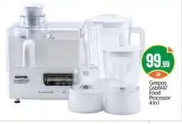 Bigmart GEEPAS Food Processor offer