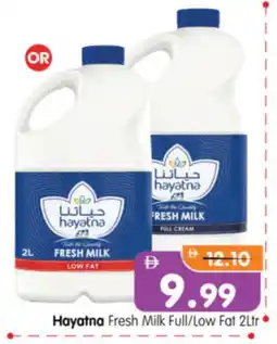 Al Madina Hypermarket HAYATNA Full Cream Milk offer