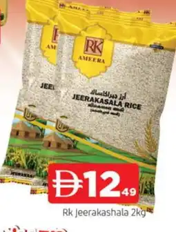 Al Madina RK Jeerakasala Rice offer