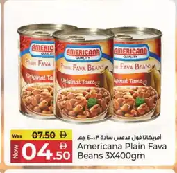 Kenz Hypermarket AMERICANA Fava Beans offer