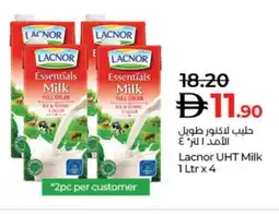Lulu Hypermarket LACNOR Long Life / UHT Milk offer