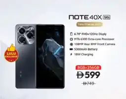 Lulu Hypermarket Note 40X 5G offer