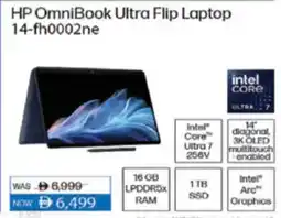 Lulu Hypermarket HP OmniBook Ultra Flip Laptop 14-fh0002ne offer