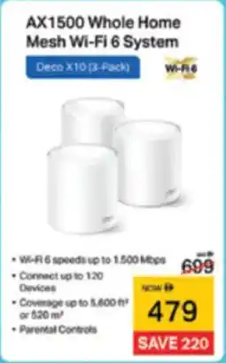 Lulu Hypermarket AX1500 Whole Home Mesh Wi-Fi 6 System offer