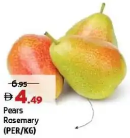 Al Hoot Pears Rosemary offer