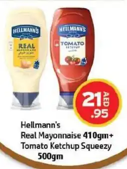 Hellmann's Real Mayonnaise + Tomato Ketchup Squeezy