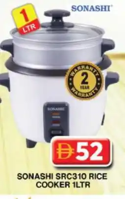 Grand Hyper Market SONASHI Rice Cooker offer