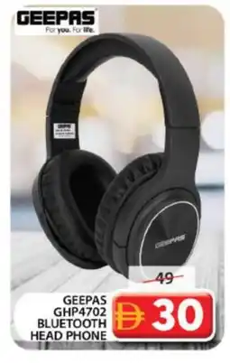 Grand Hyper Market GEEPAS Earphone offer