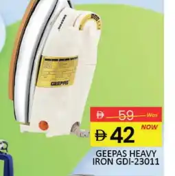 Mango Hypermarket LLC GEEPAS Ironbox offer