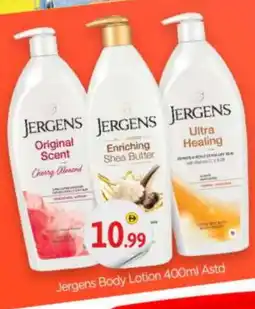 Bigmart JERGENS Body Lotion & Cream offer