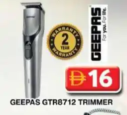 Grand Hyper Market GEEPAS Remover / Trimmer / Shaver offer