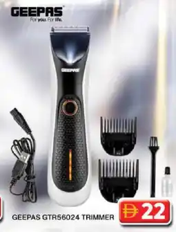 Grand Hyper Market GEEPAS Remover / Trimmer / Shaver offer