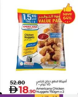 Lulu Hypermarket AMERICANA Chicken Nuggets offer