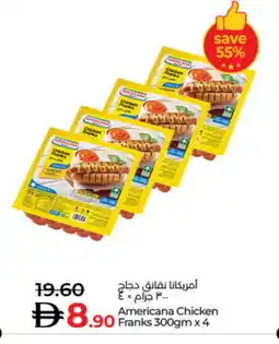 Lulu Hypermarket AMERICANA Chicken Franks offer