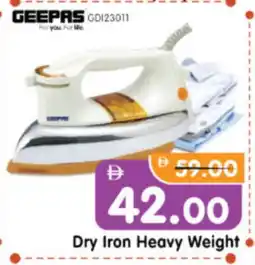 Al Madina Hypermarket GEEPAS Ironbox offer