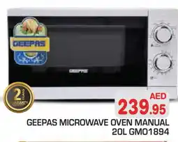 Baniyas Spike Hypermarket GEEPAS Microwave Oven offer