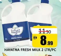 Al Madina HAYATNA Fresh Milk offer