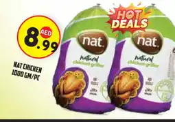 Baniyas Spike Hypermarket NAT Frozen Whole Chicken offer