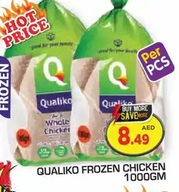 Baniyas Spike Hypermarket QUALIKO Frozen Whole Chicken offer